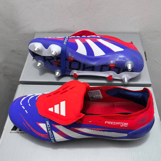 Adidas Prédator Bleu / Rouge / Blanc Fer