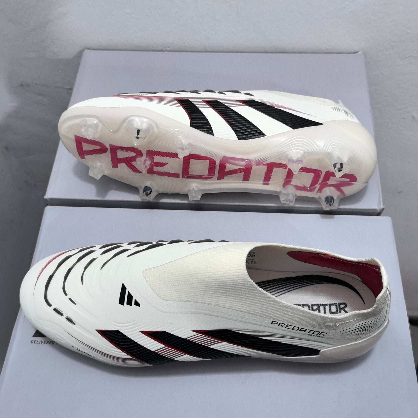 Adidas prédator blanc / noir / rouge
