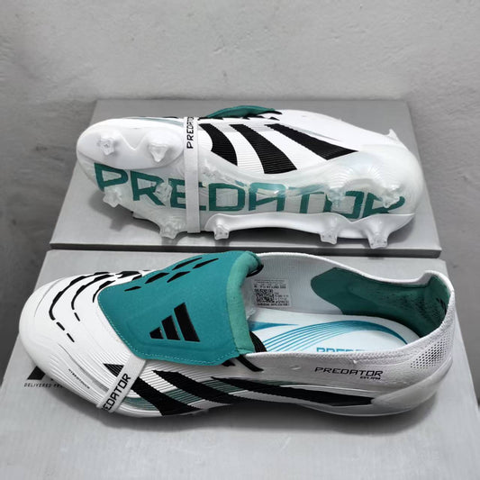 Adidas Prédator Blanc / Bleu Languette