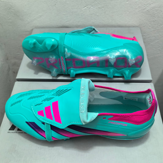 Adidas Prédator Bleu / Rose Languette